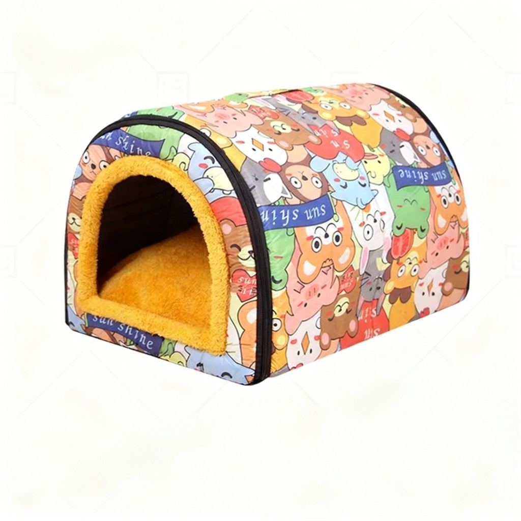 Cama Cueva Plegable para Perros y Gatos 2 en 1 | PetLux
