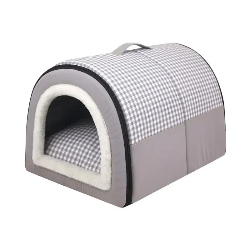 Cama Cueva Plegable para Perros y Gatos 2 en 1 | PetLux