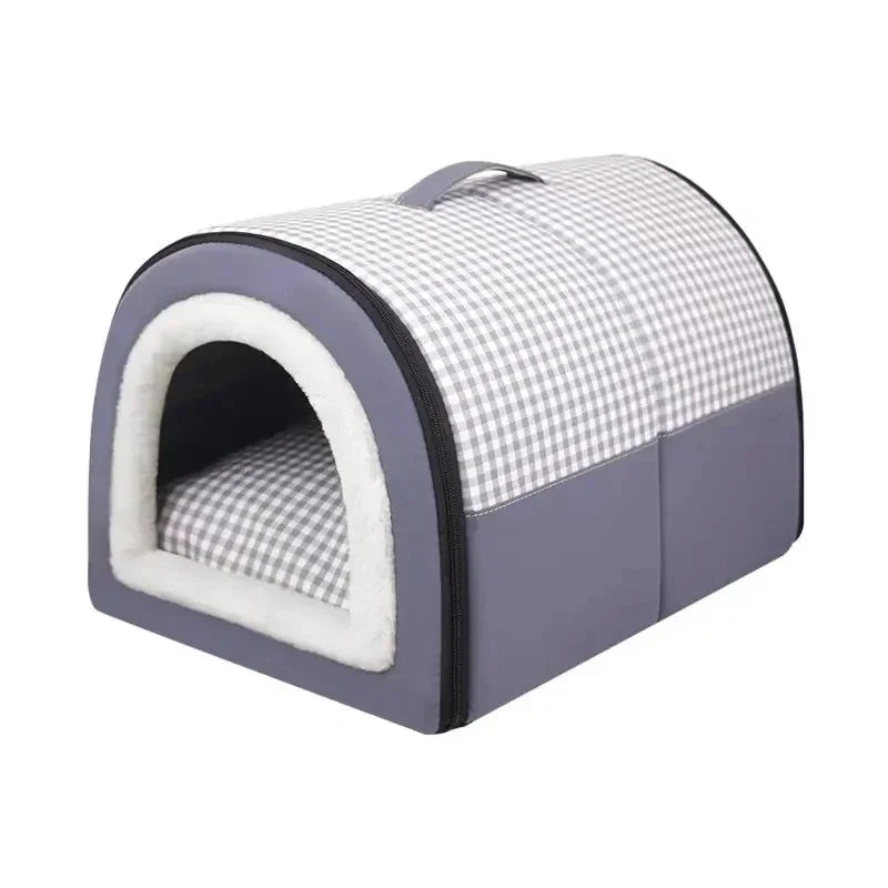 Cama Cueva Plegable para Perros y Gatos 2 en 1 | PetLux