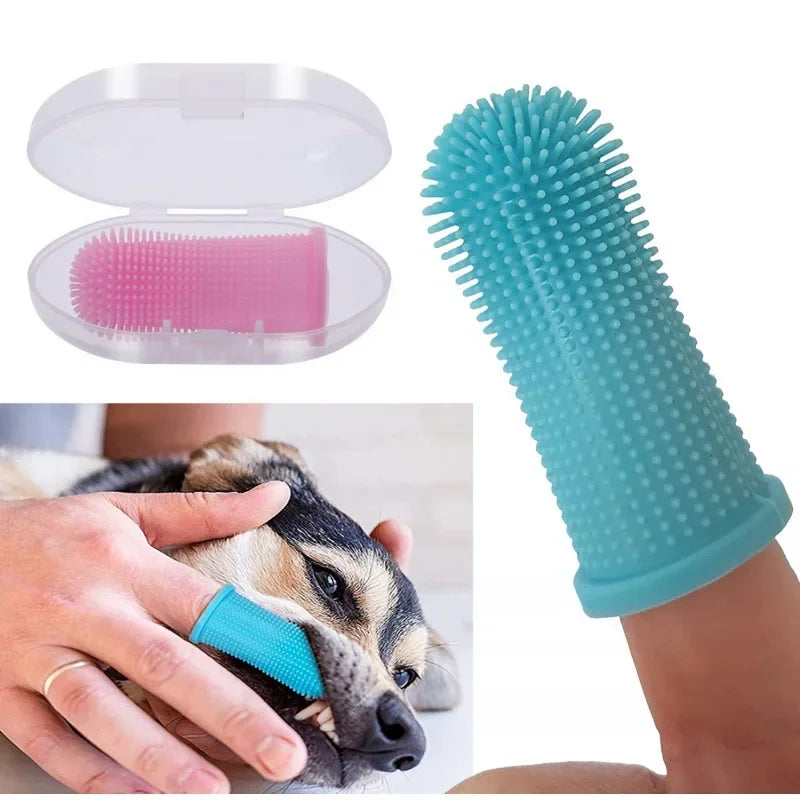 Cepillo de Dientes de Silicona para Perros | Higiene Bucal | PetLux