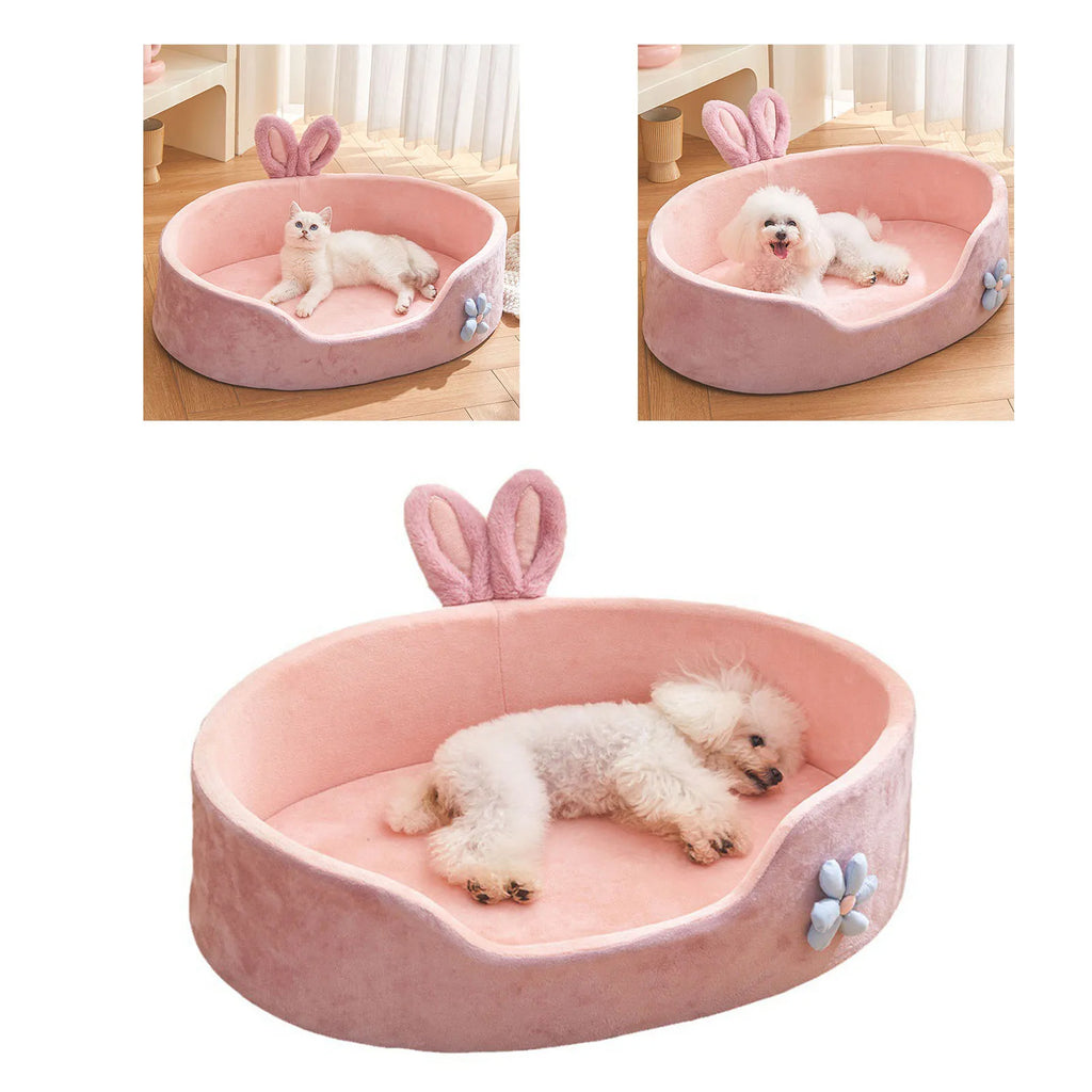 Cama Suave para Perros y Gatos con Diseño de Conejito | PetLux