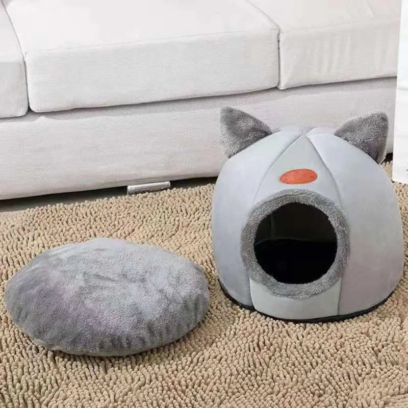 Casa Suave para Gatos – Cama Cueva Acogedora | PetLux