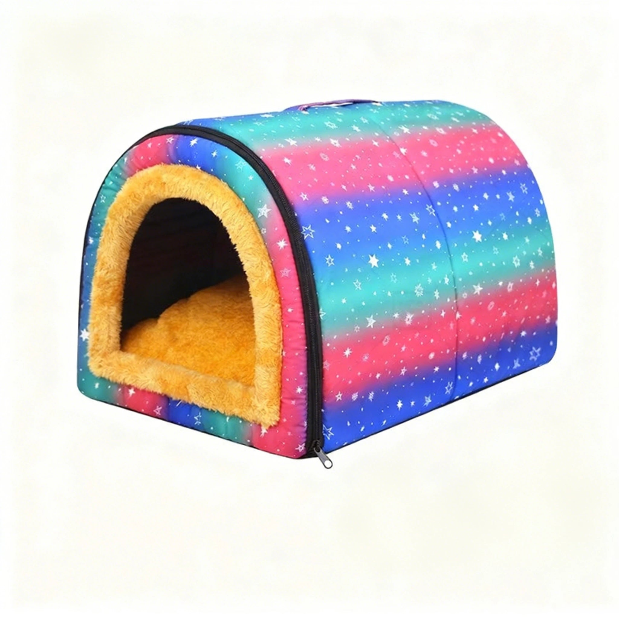 Cama Cueva Plegable para Perros y Gatos 2 en 1 | PetLux