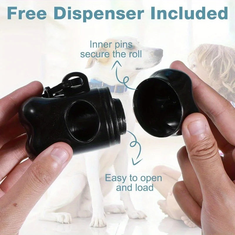 150 Bolsas Higiénicas para Perros + Dispensador | PetLux