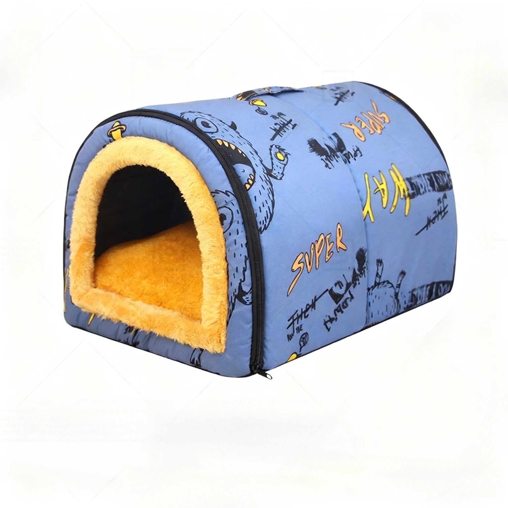Cama Cueva Plegable para Perros y Gatos 2 en 1 | PetLux